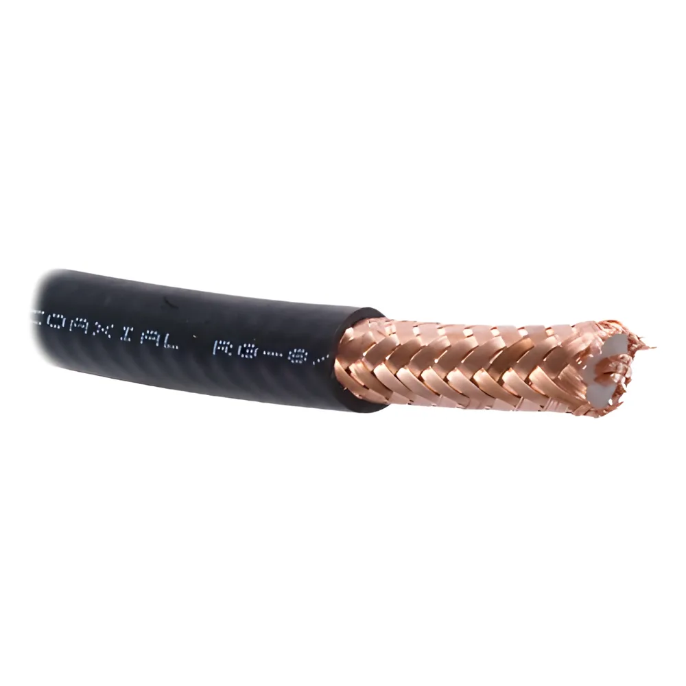 ( Venta x Metro ) Cable con Blindaje de Malla Trenzada de Cobre 97%, Aislamiento de Polietileno Espumado.