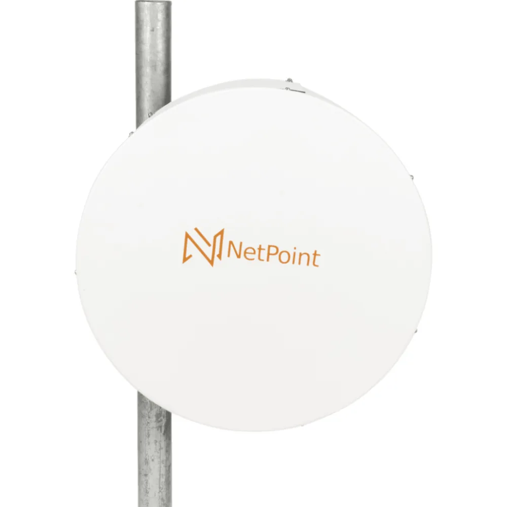 1 Antena Direccional Dual-Polaridad MLO Alto Rendimiento / diámetro  de 39.6 cm / 4.9-7.2 GHz / Ganancia 27 dBi / SLANT de 45 ° o 90 °  / Conector N-Hembra / Montaje, jumpers y radomo incluidos. – vista 2
