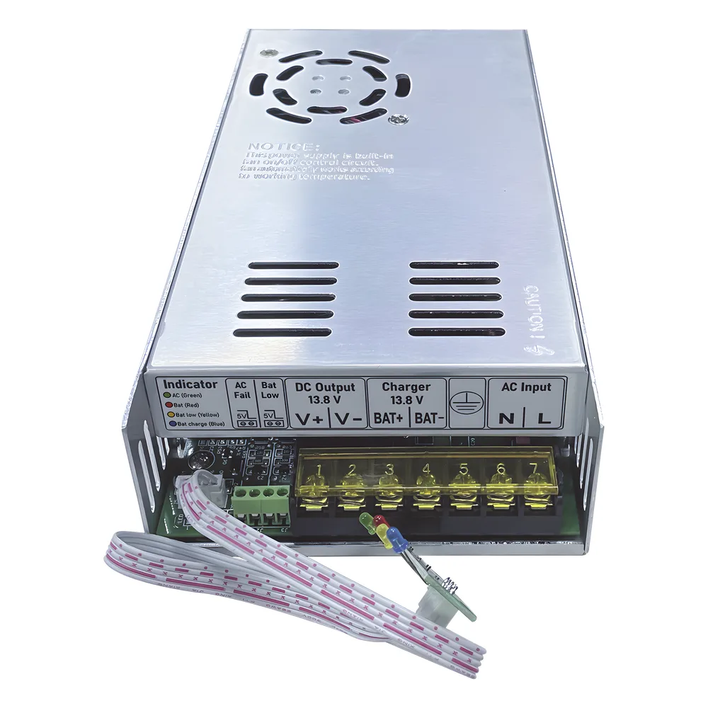 13.8 VCC @ 30 A / Fuente de alimentación / Capacidad de baterías  de respaldo de 12 Vcc desde 4.5 hasta 40 Ah – vista 3