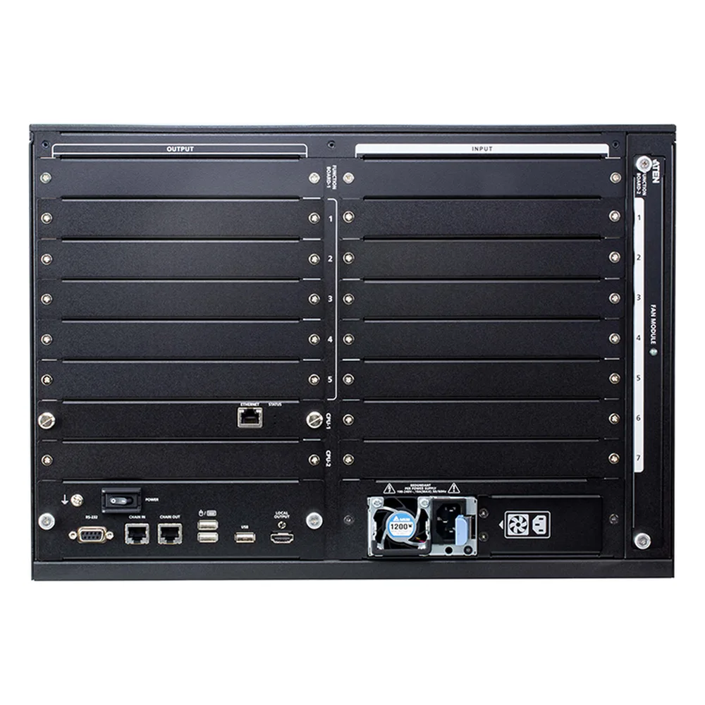 36 x 20 Procesador Modular Video Wall | Procesa hasta 36 fuentes de entrada y gestiona hasta 20 monitores | Escalabilidad True 4K@60 con procesamiento de señales 4:4:4 – vista 2