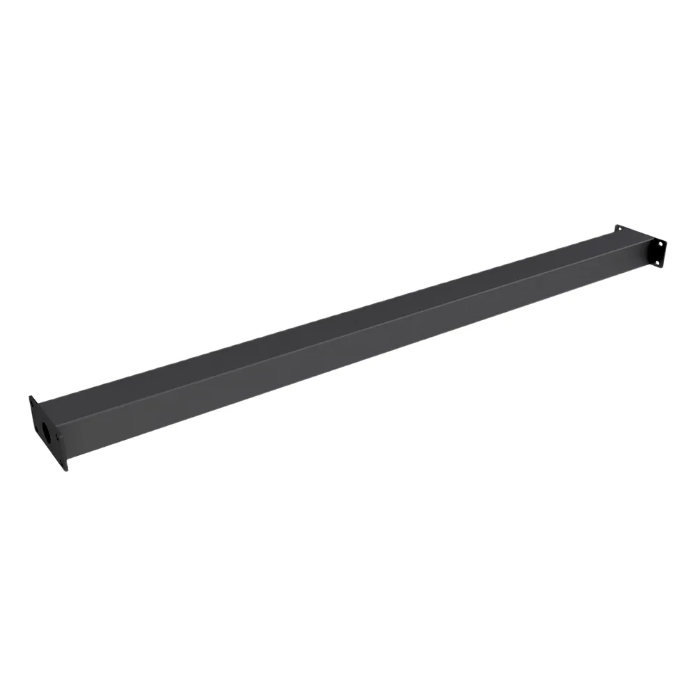Accesorio _ Perfil Rectangular para Interconexión de Patas de Videowall LED | Longitud 1200 mm | Ancho 56 mm | Incluye Tornillos M8 x 10 mm y Llave Allen de 5 mm