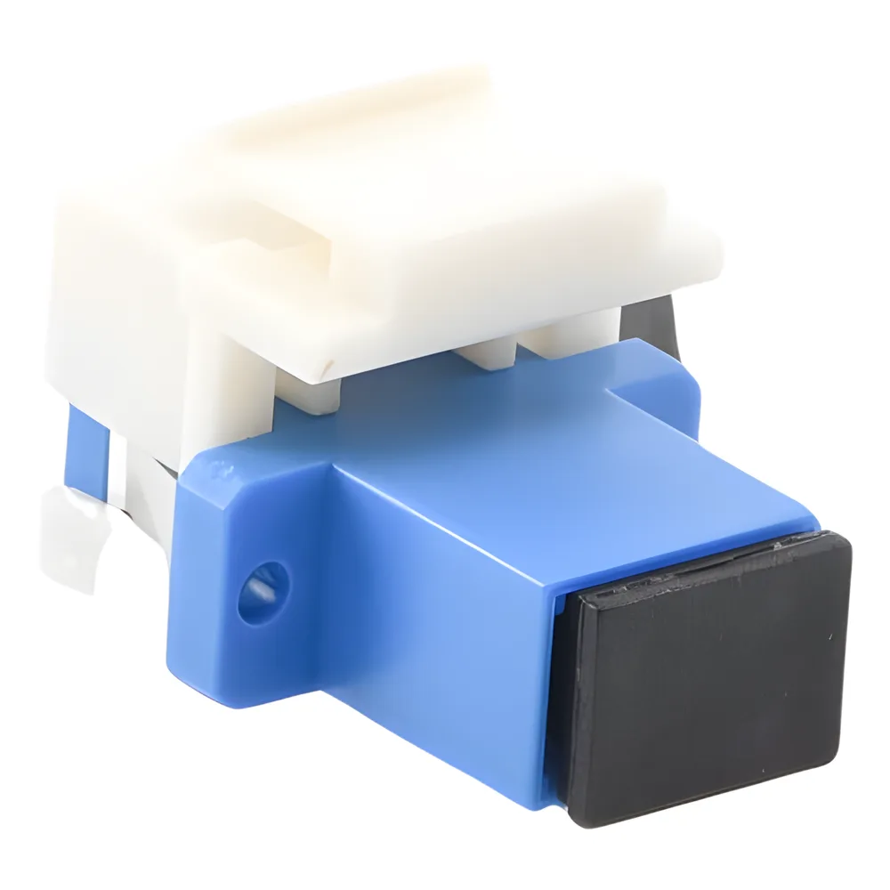 Acoplador Keystone de Fibra Óptica Monomodo SC/PC Simplex a SC/PC Simplex – vista 5