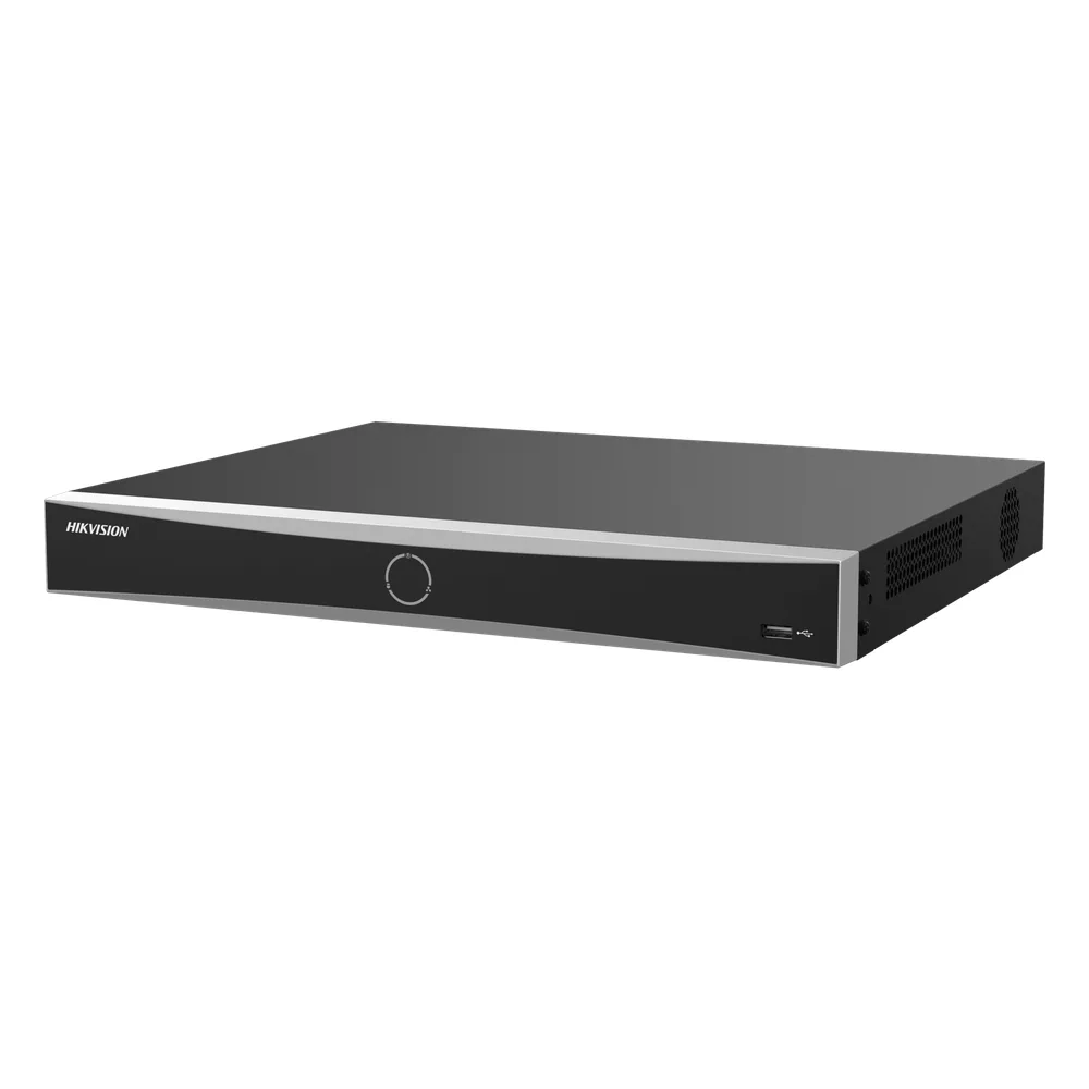 [Acusearch] NVR 12 Megapixel (4K) / 16 canales IP / AcuSense (Evita Falsas Alarmas) / Reconocimiento Facial / 1 Bahía de Disco Duro  / HDMI en 4K / Sin Puertos PoE+