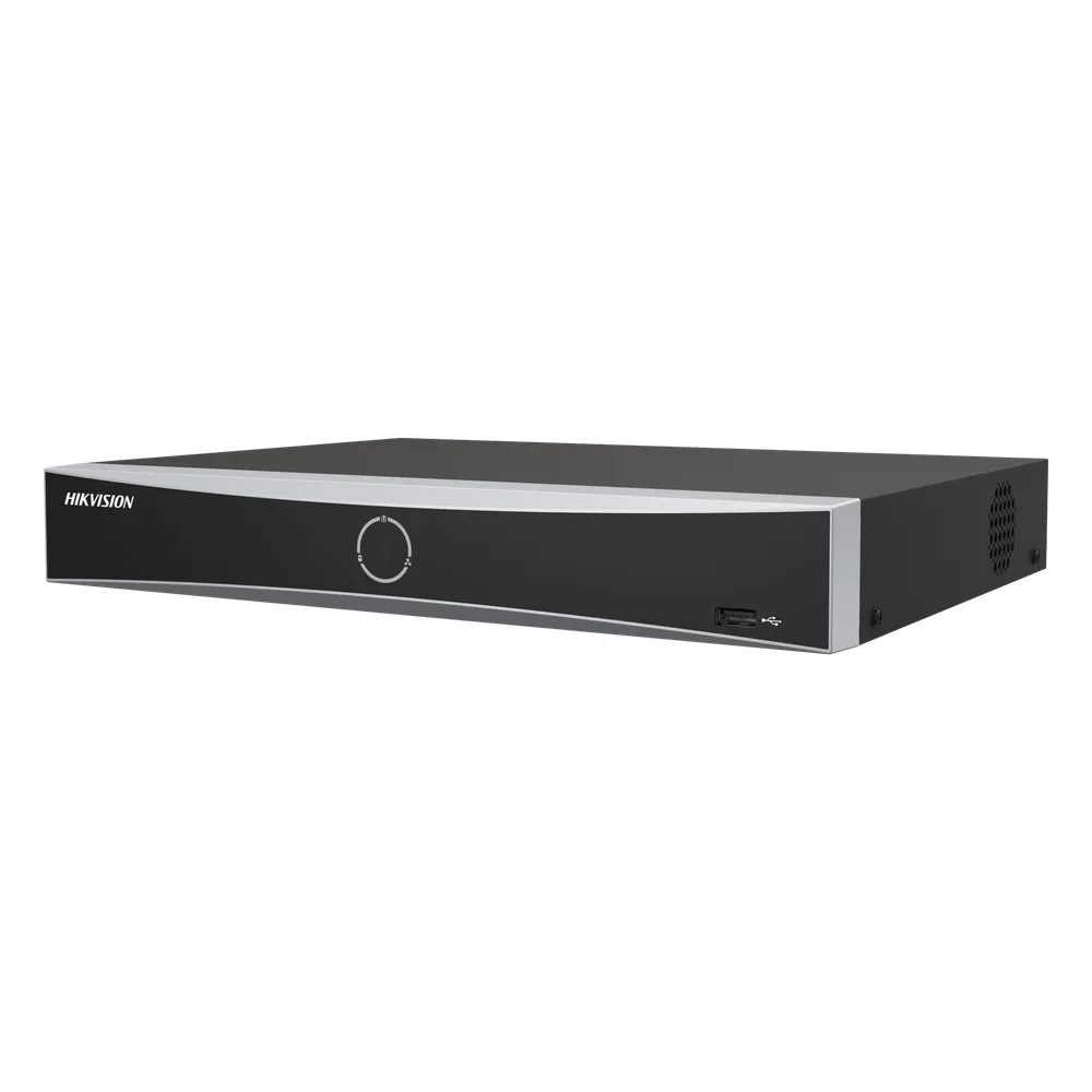 [Acusearch] NVR 12 Megapíxel (4K) / 8 canales IP / 8 Puertos PoE+ / Reconocimiento Facial / AcuSense (Evita Falsas Alarmas) / 1 Bahías de Disco Duro / HDMI en 4K / 300 Metros PoE Modo Extendido