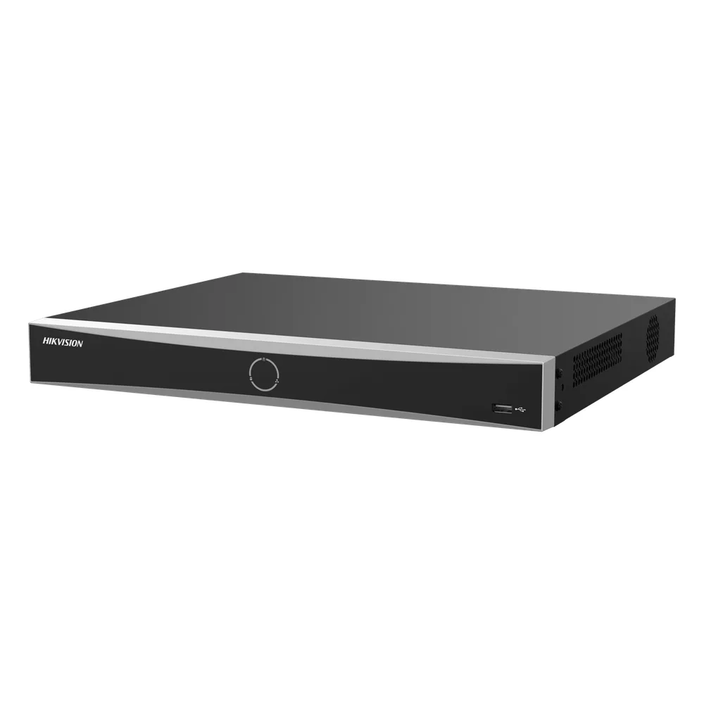 [AcuSeek] NVR 12 Megapixel (4K) / 16 Canales IP / 16 Puertos PoE+ / Reconocimiento Facial / ACUSENSE / 2 Bahías para HDD de 16 TB / HDMI 4K / Alarmas I/O