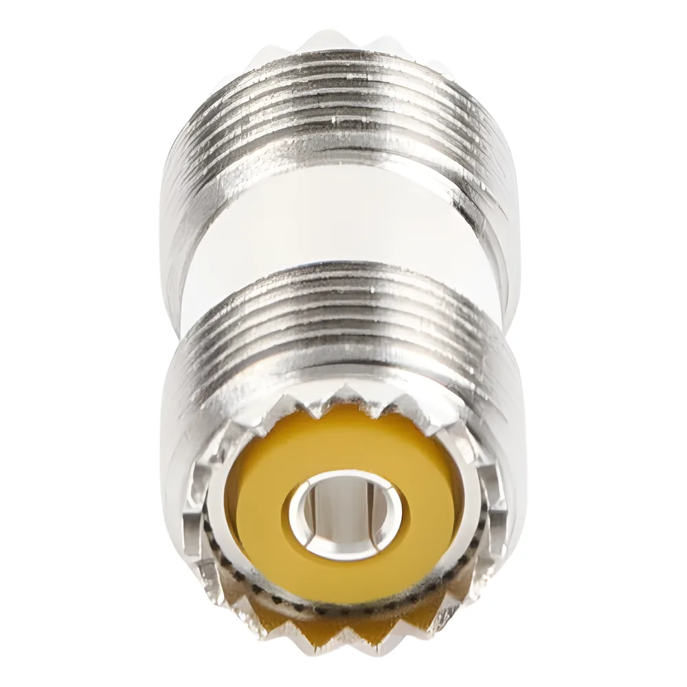 Adaptador Barril en Línea, de Conector UHF Hembra (SO-239) a UHF Hembra (SO-239), Niquel/ Plata/ Dap. – vista 4
