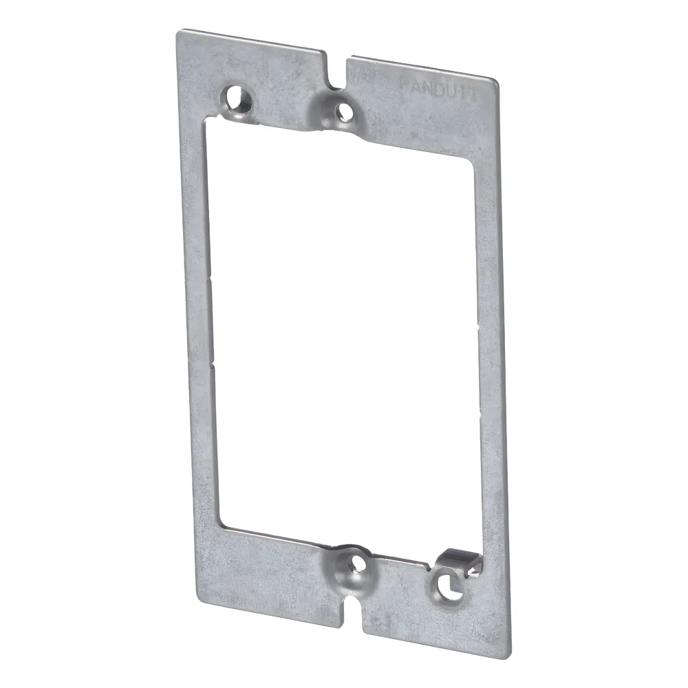 Adaptador de Placa de Pared, de Una Salida, Material CRS/Zinc – vista 3