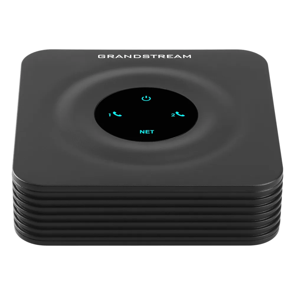 Adaptador de Teléfonos Analógicos ATA / 2 Puertos FXS (Conectar Teléfono Análogo) / Soporta 2 Perfiles SIP / Ethernet 10/100Mbps / Seguridad TLS y SRTP / Conferencia de Voz 3 Vías /