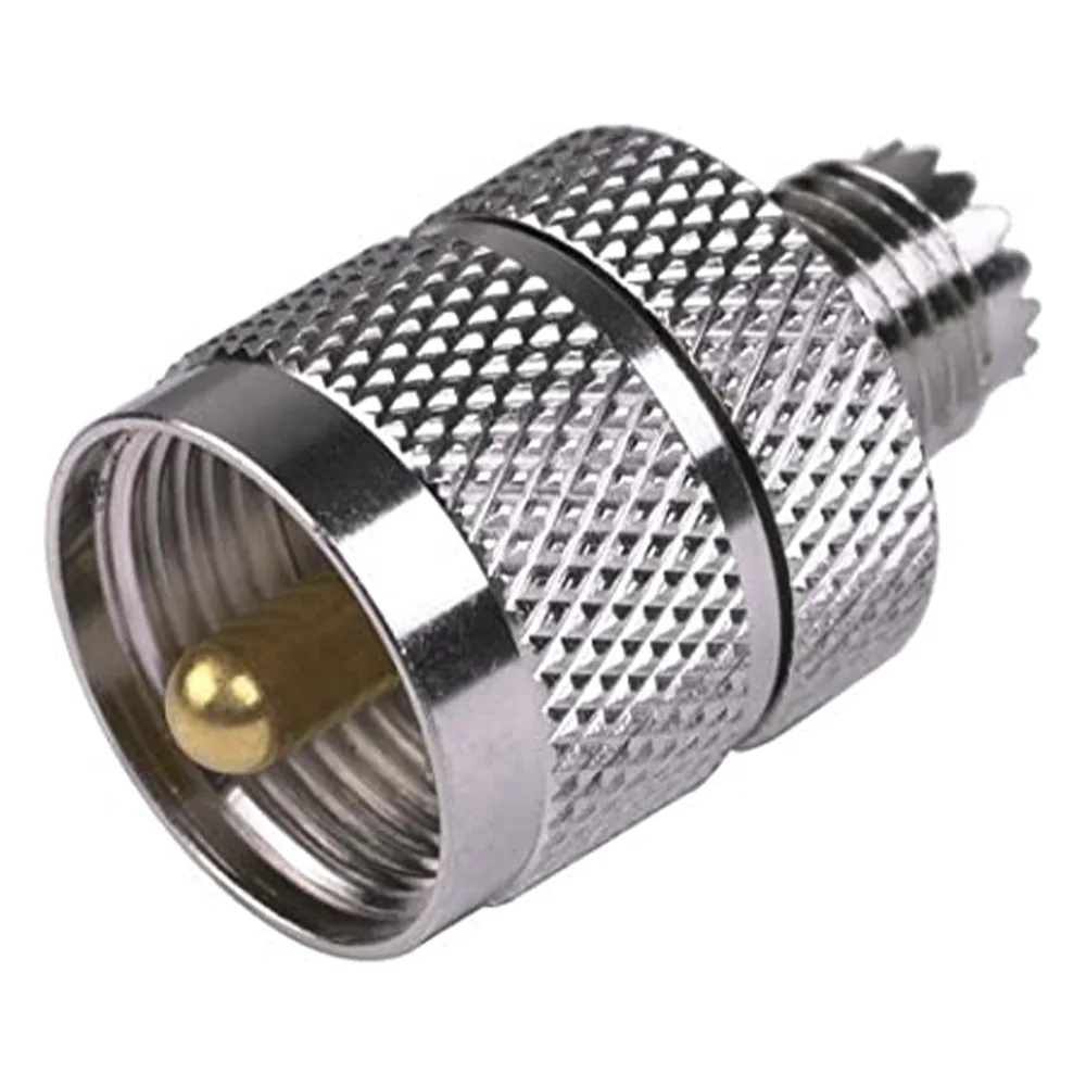 Adaptador en Línea de Conector Mini UHF Hembra a UHF Macho (PL-259), Níquel/ Oro/ Teflón. – vista 2