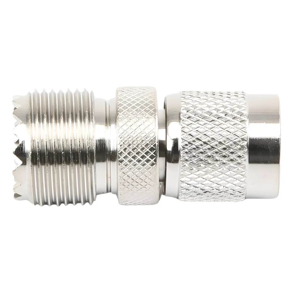 Adaptador en Línea de Conector TNC Macho a Conector UHF Hembra (SO-239), Níquel/ Oro/ Teflón. – vista 5