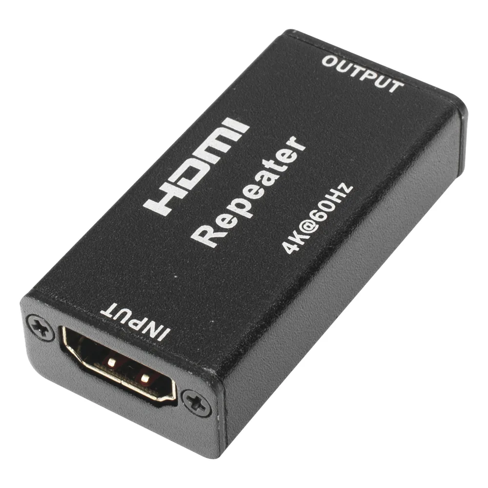 Adaptador HDMI para Amplificar o Repetir la señal de los cables HDMI (Booster) a una distancia de 40 metros / Soporta resoluciones  4K x 2K.