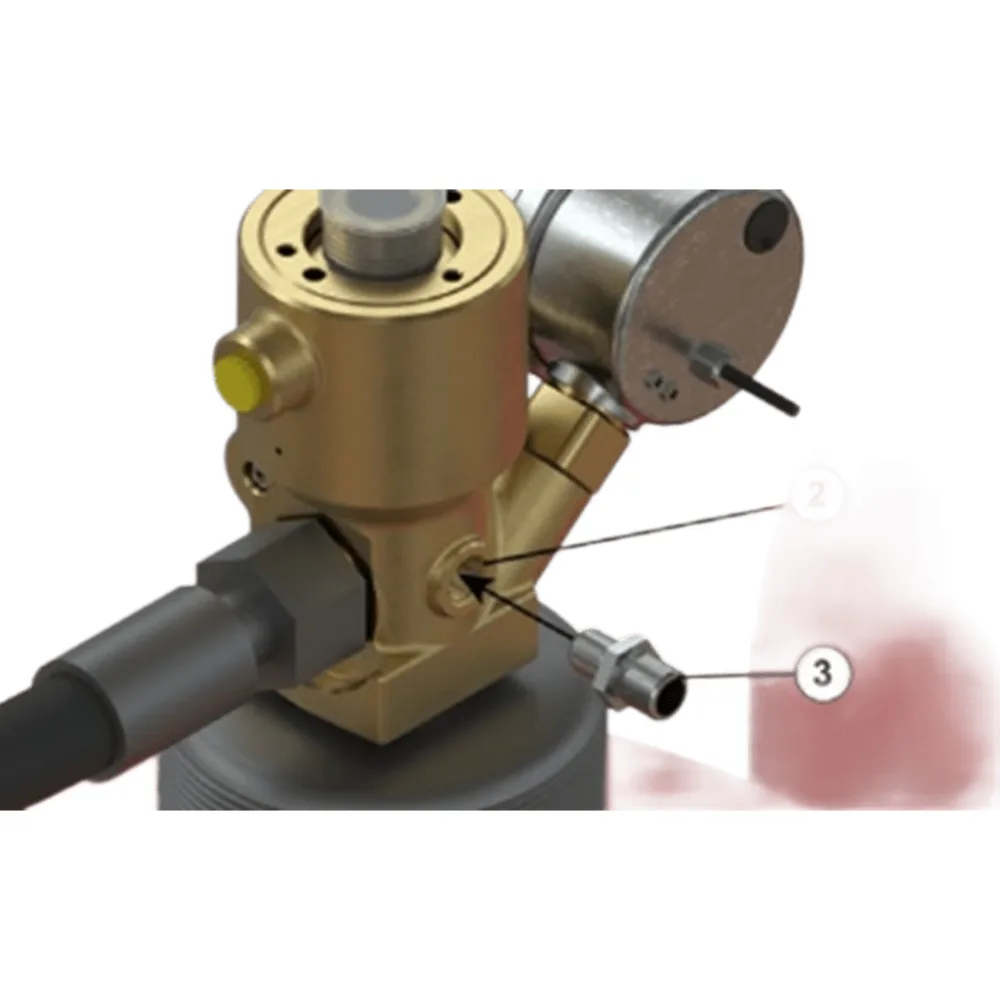 Adaptador para Manguera Piloto de Alta Presión / Sistema Oxeo / DN4 (1/16") / Unión M12 x 1.5 / Cono 24° con O-Ring (DKOL) / 375 bar (5439 psi) / Acero Galvanizado / cULus / FM Approved – vista 4