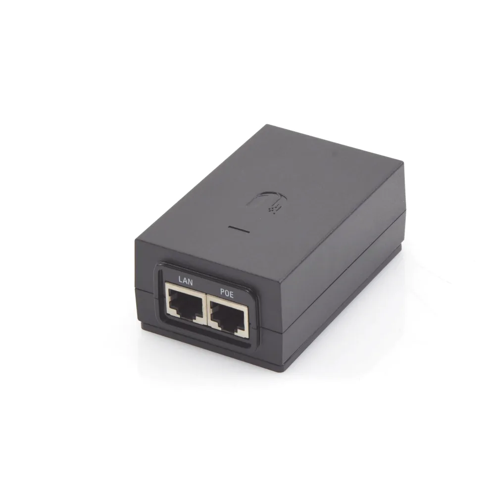 Adaptador PoE Ubiquiti de 24 VDC, 1.0 A Puerto Fast Ethernet – vista 3