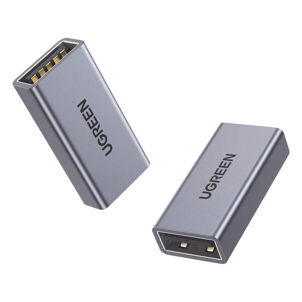 Adaptador USB-A Hembra a USB-A Hembra / USB 3.0 / Velocidades de Transferencia de Datos de Hasta 5 Gbps / Carcasa de Aluminio / Compacto y Portátil / Plug & Play / Compatible con Versiones Anteriores de USB – vista 3