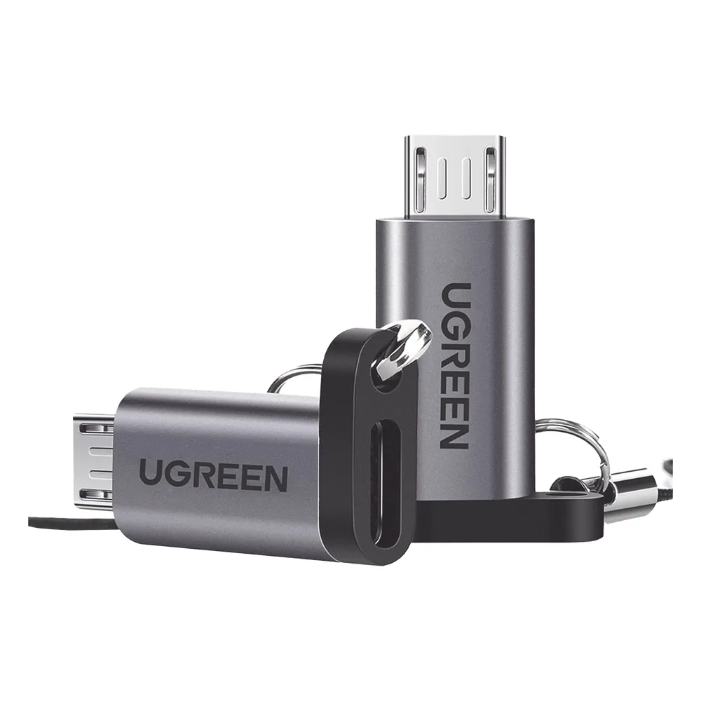 Adaptador USB-C 3.1 a Micro USB | Carga Rápida | FPC/QC2.0 | Sincronización de Datos | Velocidad de Transferencia de hasta 480Mbps | Incluye Cordón | Caja de Aluminio | Múltiples Protecciones | Amplia Compatibilidad.