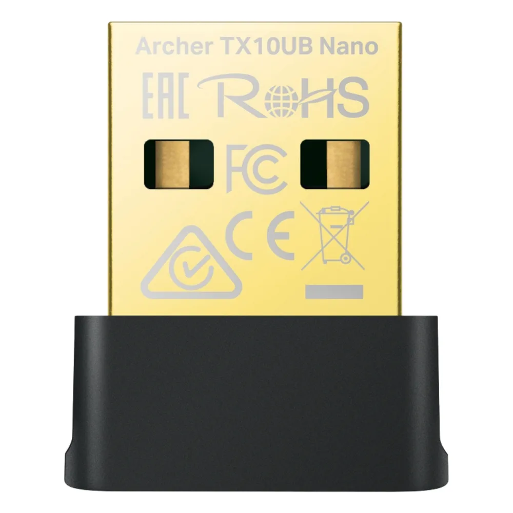 Adaptador USB Nano Wi-Fi 6 / Dual Band 600 Mbps en 5 GHz / 287 Mbps en 2.4 GHz / Bluetooth 5.3 BLE / WPA3 / Driver Pre-Cargado / 802.11ax – vista 2