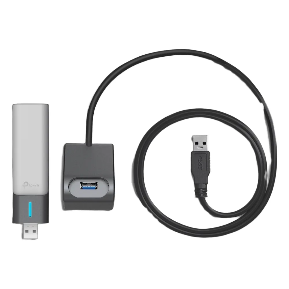 Adaptador USB Wireless Wi-Fi 6 / AX3000 (2402 Mbps + 574 Mbps) / Antenas de Alta Ganancia / USB 3.0 / Baja Latencia Gaming / WPA3 / Cuna Desmontable con Cable 1.2 m (3.9 ft) – vista 3