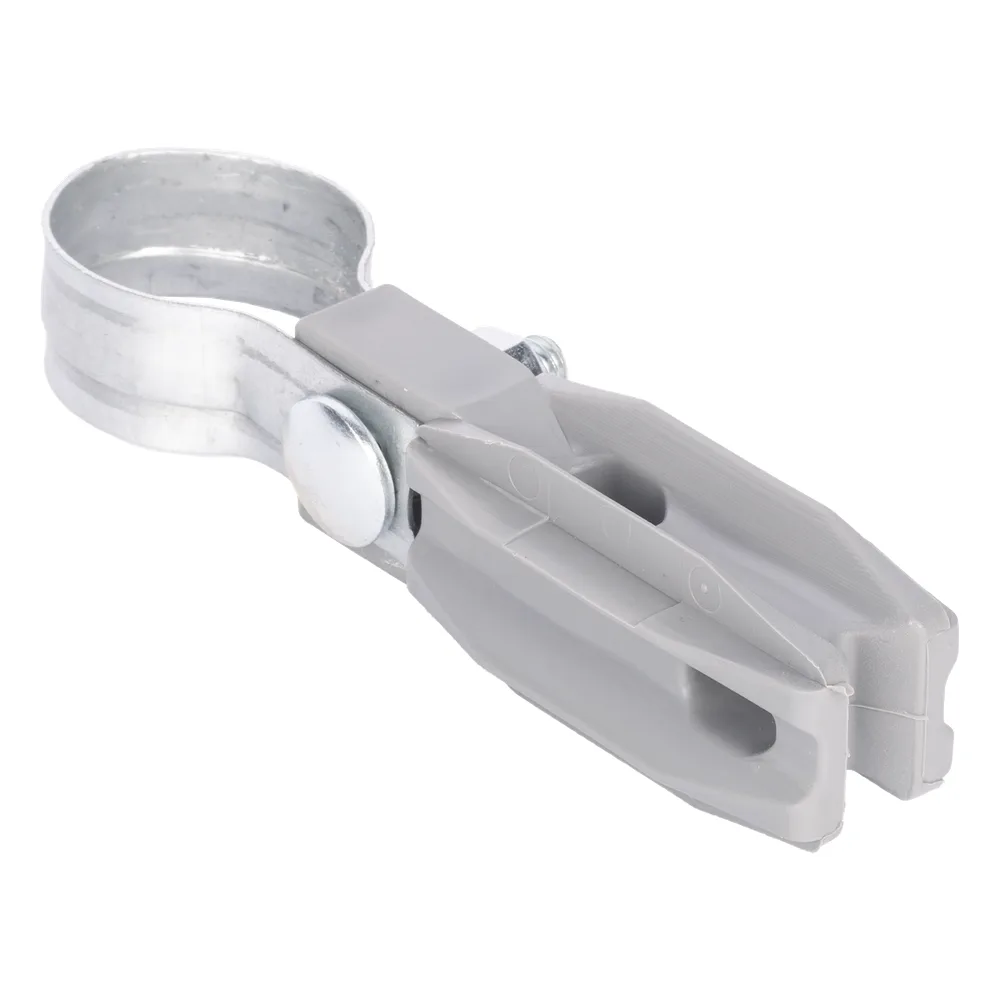 Aislador de Paso o Esquina con Abrazadera / 1 Pulgada (25 mm) / Resina Virgen 100% / Anti-Arqueo / Acero Galvanizado / Poste Cerco Eléctrico – vista 3
