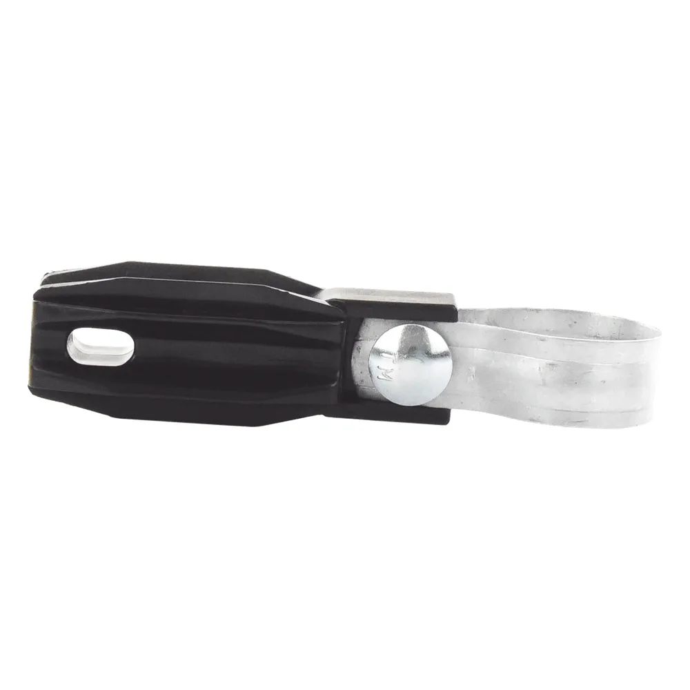 Aislador de Paso o Esquina con Abrazadera / 33-38 mm / Resina Virgen 100% / Anti-Arqueo / Tubería de Malla Ciclónica – vista 3