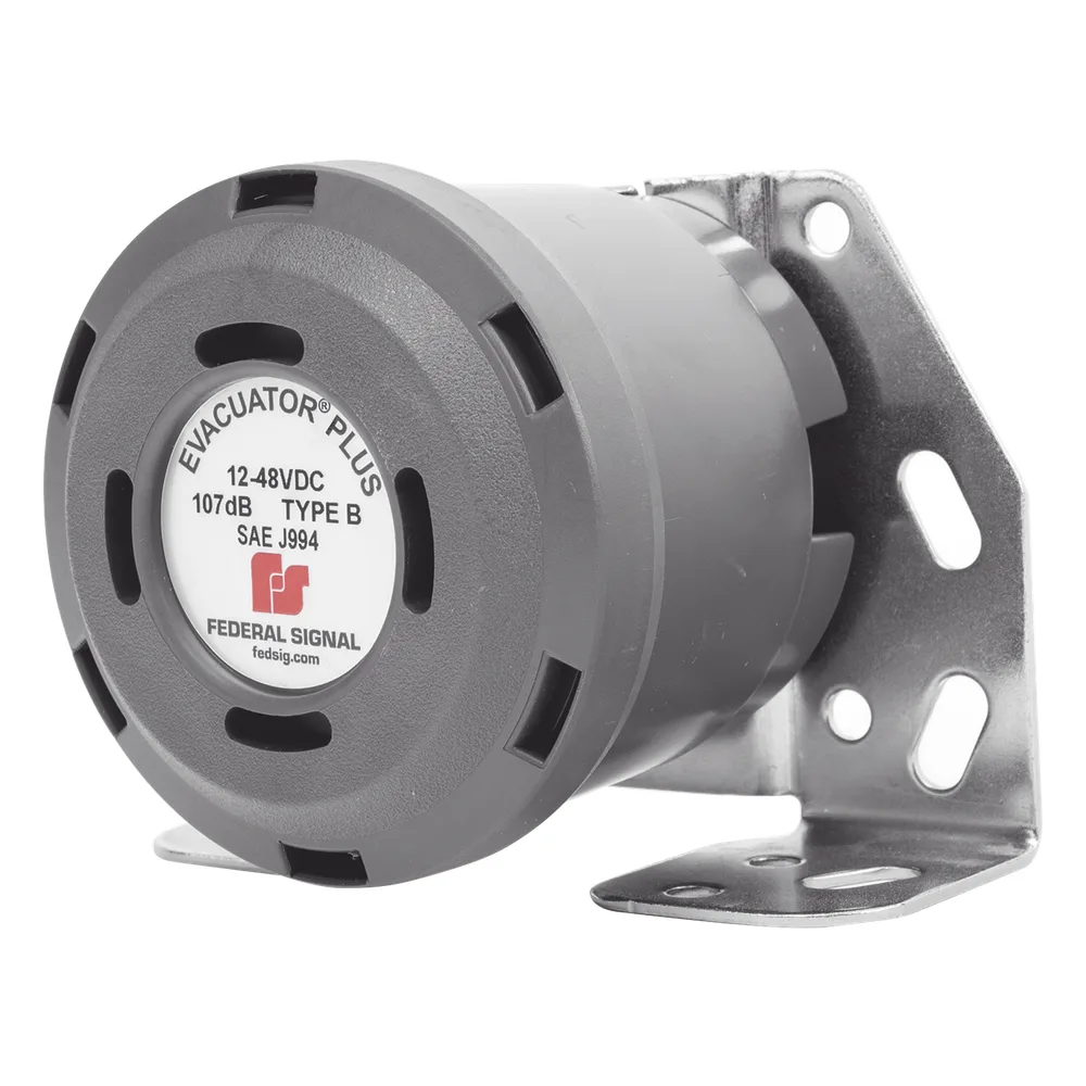 Alarma de Reversa Vehicular y Sirena de Evacuación, 12-48 Vcc, 107 dB
