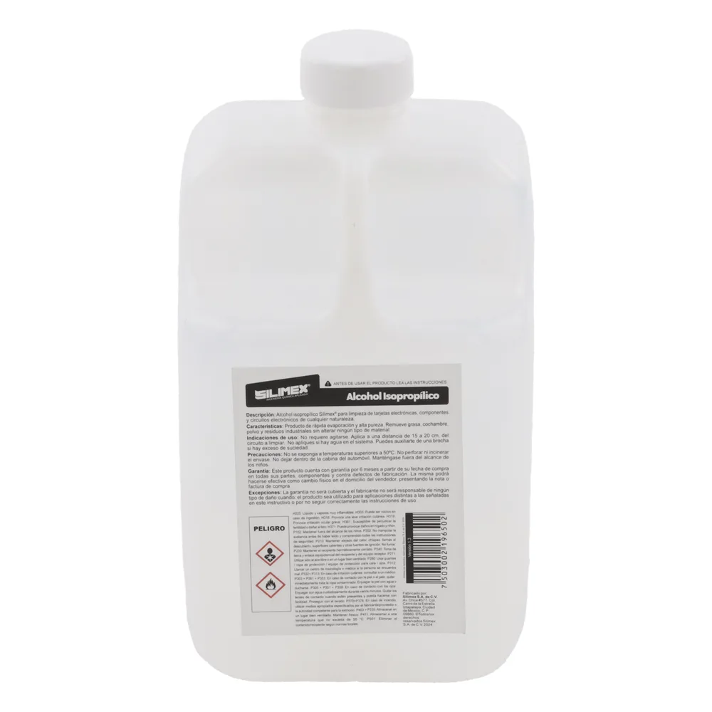 Alcohol Isopropilico para limpieza de equipos de vídeo, fibra óptica, cómputo, y equipo telefónico 1000 mL – vista 2