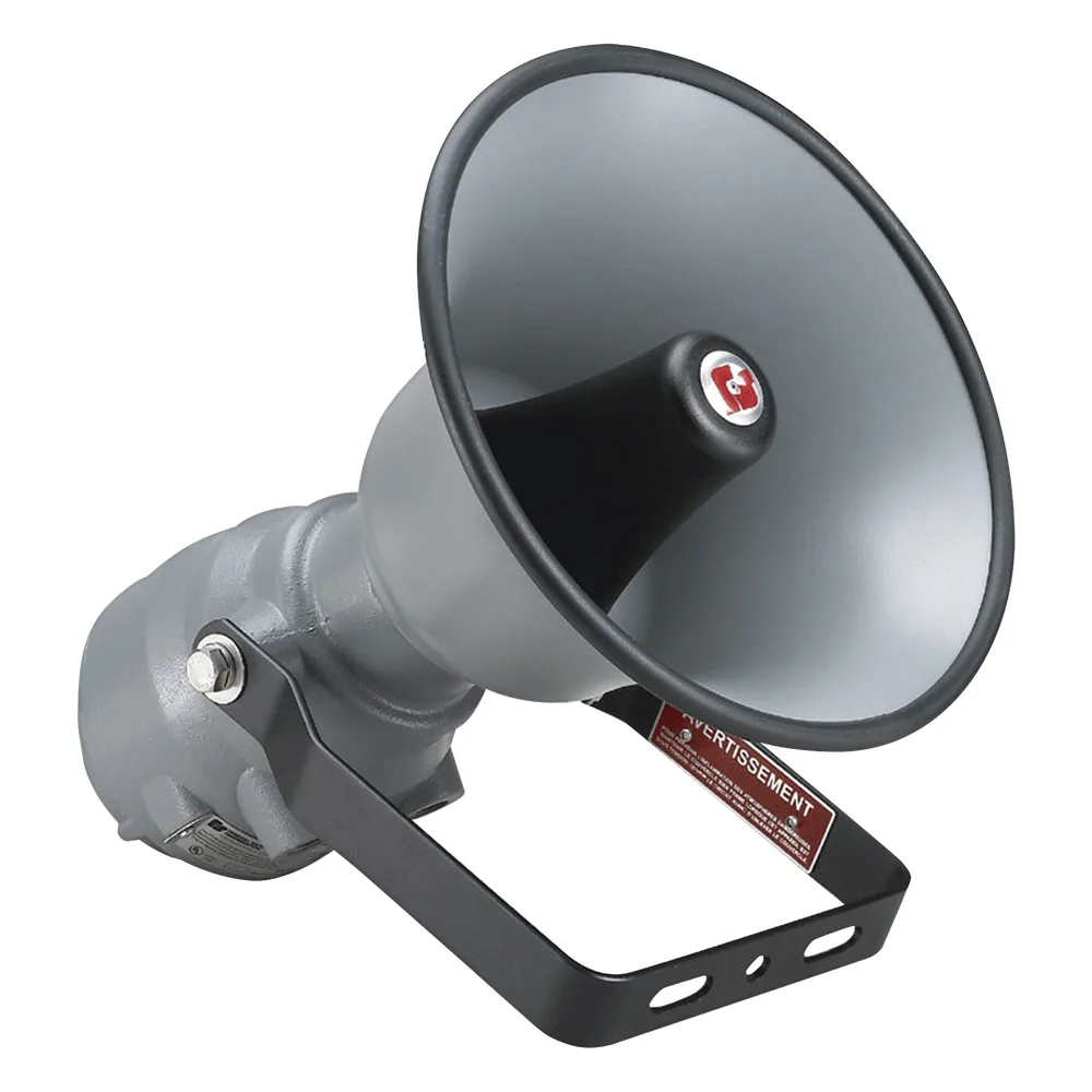 Altavoz amplificado 300X SelecTone® de 15 W a prueba de explosiones. 120 VCA Color Gris