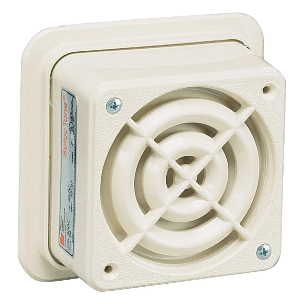 Altavoz amplificado Selectone, UL y cUL, 24 Vcd, montaje en superficie