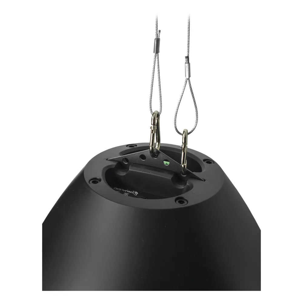 Altavoz colgante | 8 in | 70v /100v | 8 Ohms | 125 Watts | Negro – vista 4
