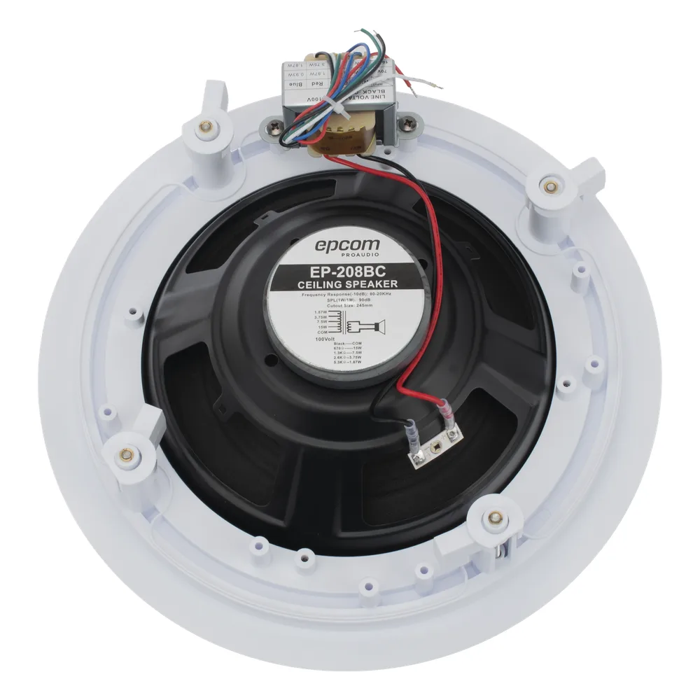 Altavoz de Techo | 8" | 1.87w - 15w | 70/100v | Material ABS | Rejilla Metálica – vista 3