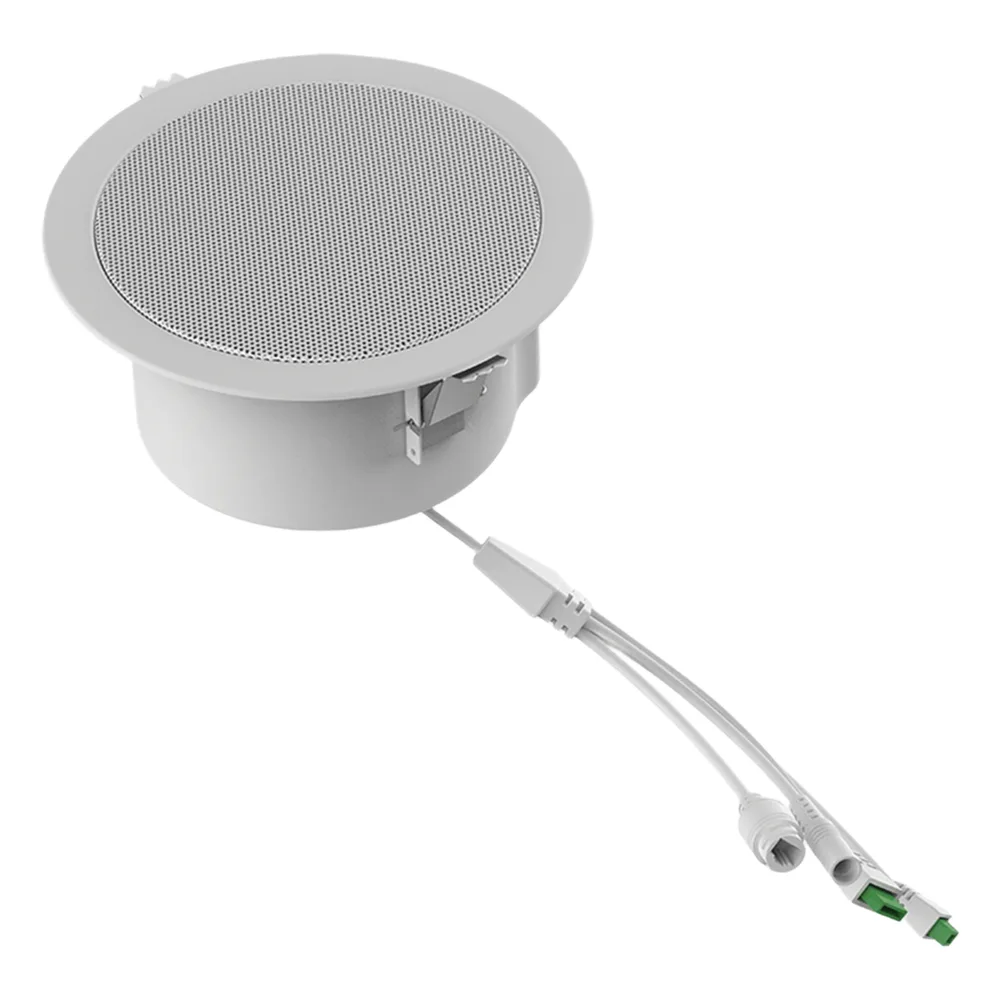 Altavoz de techo para voceo y paging, 2 líneas SIP, potencia de hasta 10W, alimentación vía PoE
