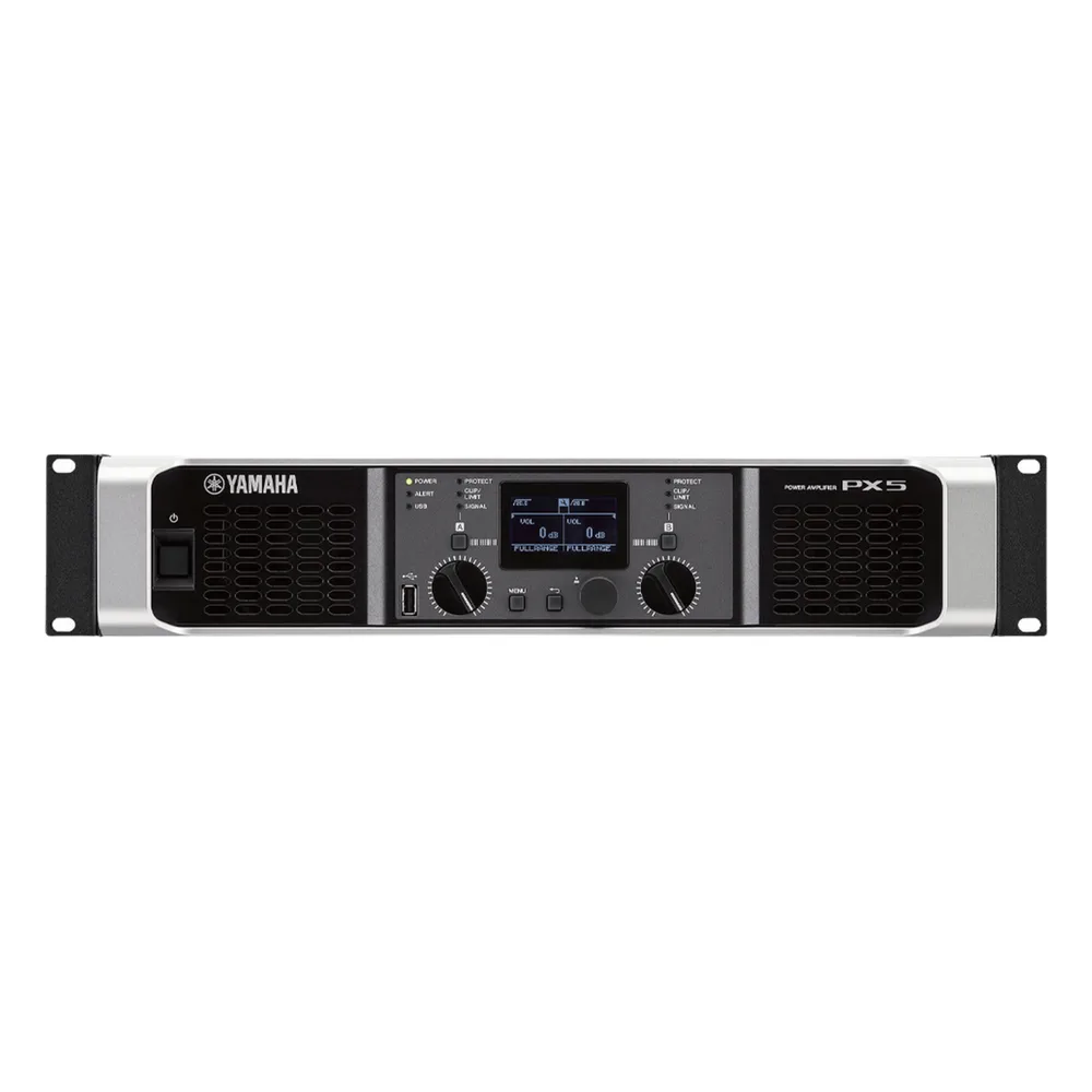 Amplificador de audio Clase D | 500 W x 2 a 8&Omega; | 800 W x 2 a 4&Omega;. | Baja Impedancia | Procesamiento Inteligente