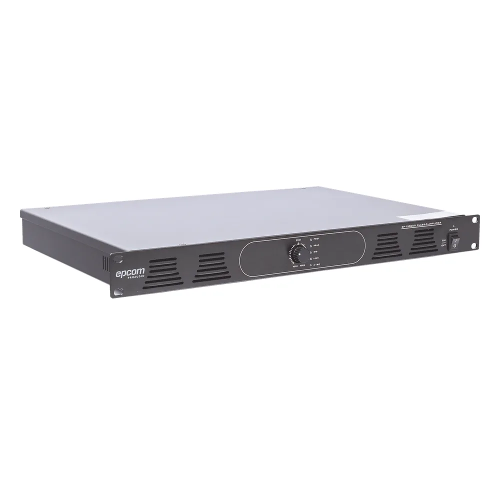 Amplificador de Audio Reforzador | 1 canal | 500w | Clase D | Salida 100V / 4-16&Omega; | Montaje en rack – vista 2
