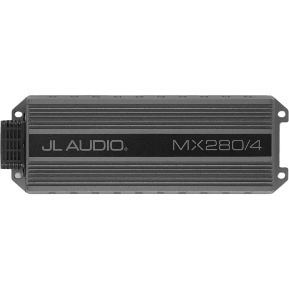 Amplificador Náutico y para Deportes de Motor / 4 Canales / 280 W RMS / Clase D / IPX7 / Filtros Paso Bajo y Paso Alto / Potenciómetros Calibrados – vista 2