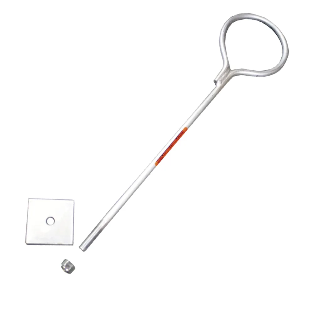 Ancla de Losa o Pared de 90 cm. de 1/2" de Grosor Galvanizado Electrolítico.