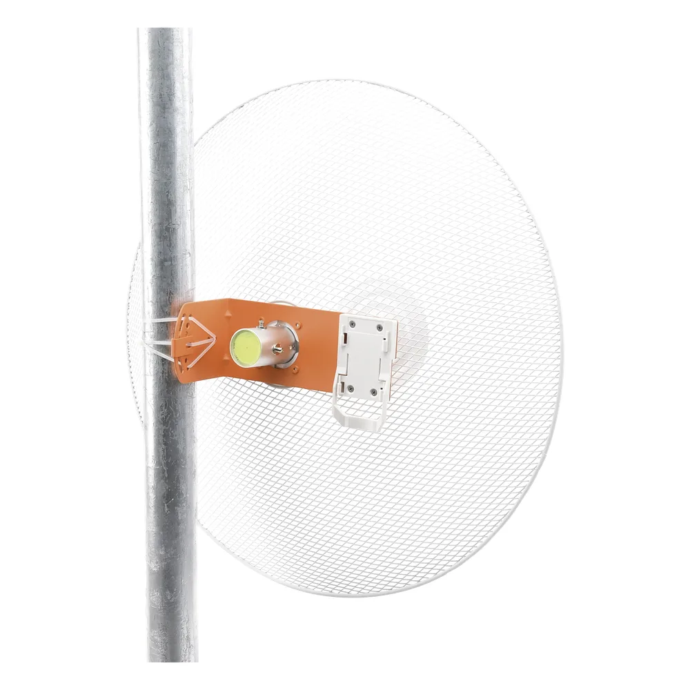 Antena direccional con diseño aerodinámico para minimiza la resistencia al viento, Ganancia de 30 dBi,  frecuencia (4.9 - 6.5 GHz), Polarización doble, incluye montaje para torre o mástil – vista 4