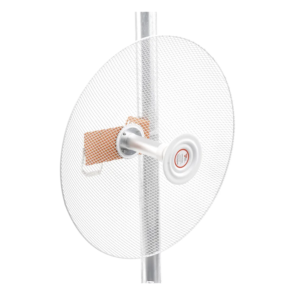 Antena direccional con diseño aerodinámico para minimiza la resistencia al viento, Ganancia de 30 dBi,  frecuencia (4.9 - 6.5 GHz), Polarización doble, incluye montaje para torre o mástil