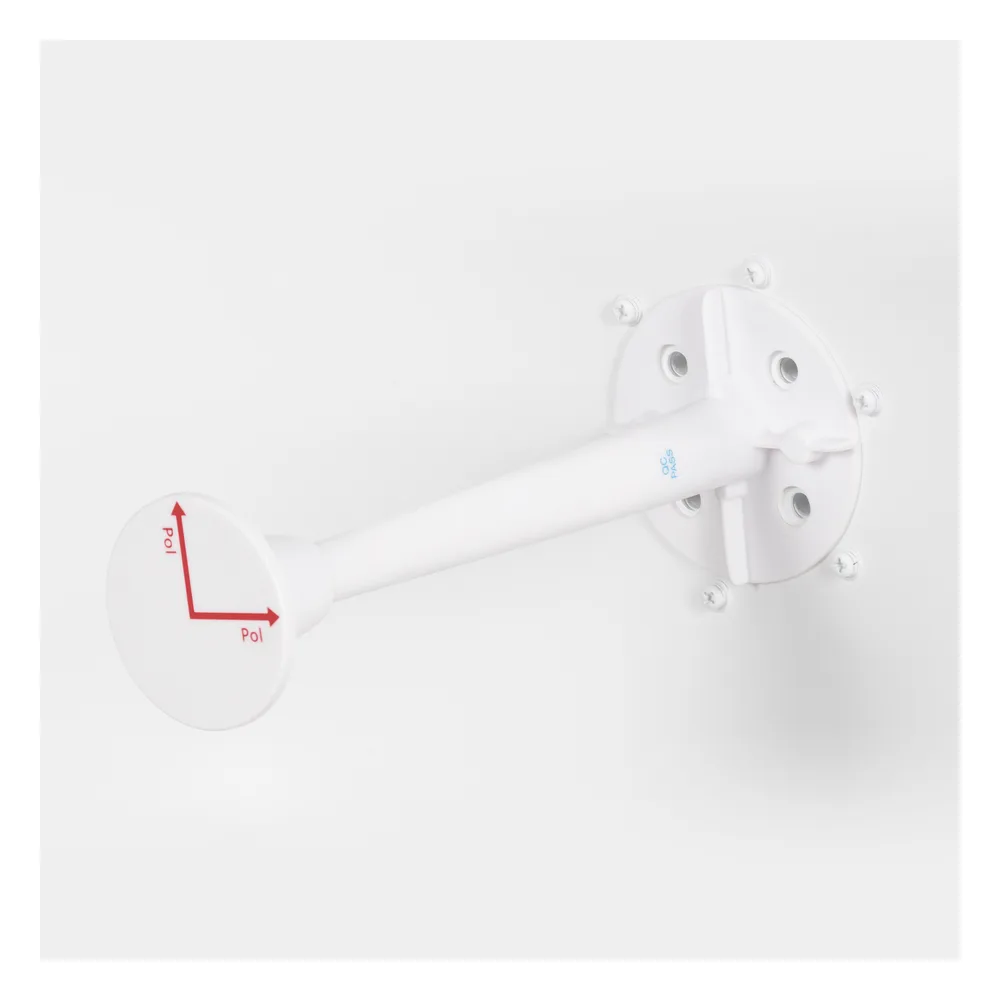 Antena Direccional con Frecuencia Extendida / 4.8 - 6.5 GHz / 28 dBi /  Jumper incluido con conector N-Macho / Polaridad en 90º y 45º / Montaje incluido para torre o mástil – vista 6