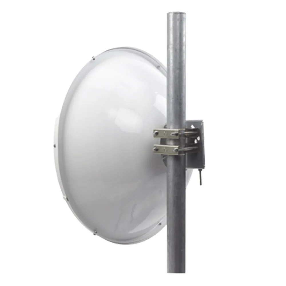 Antena Direccional de Alto Rendimiento/ Parábola profunda para mayor aislamiento al ruido / 29 dBi / 4.9 - 6.4 GHz / Conector de guía de onda para radios B5X, C5X, y C6X / Fácil Montaje y Soporte de acero inoxidable / Radomo Inclu – vista 3