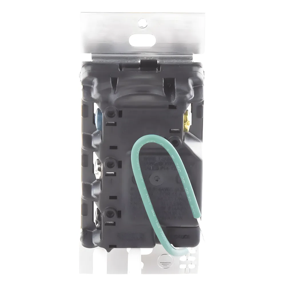 Apagador electrónico Sunnata de encendido y apagado, 8 A en iluminación y motores de 1/4 HP a 120 V, requiere neutro, color negro Midnight satinado, para sistema RadioRA 3 – vista 5
