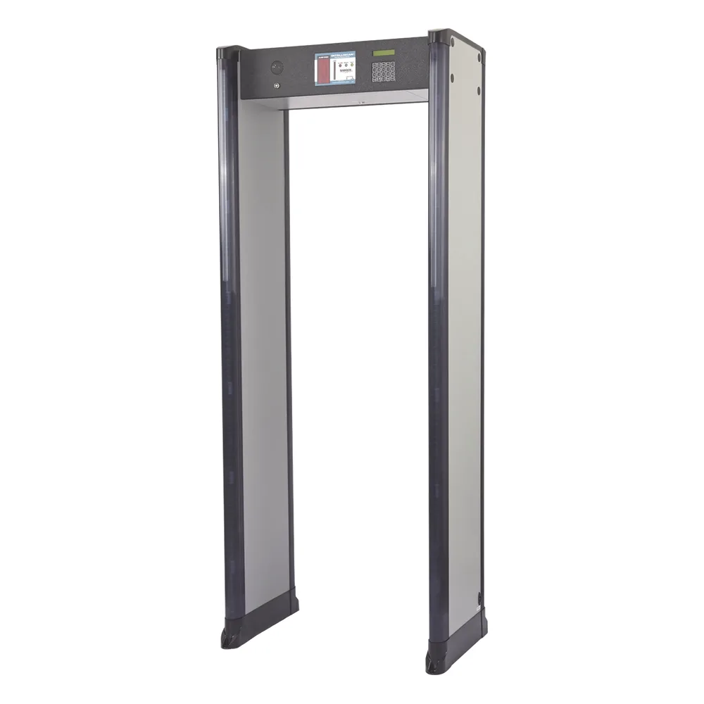 Arco Detector de Metales de 6 Zonas con Anclaje para Fijarse al Piso. Incluye Sensor IR para evitar falsas Alarmas / Certificado por la Administración Federal de Aviación de EE. UU. (FAA)