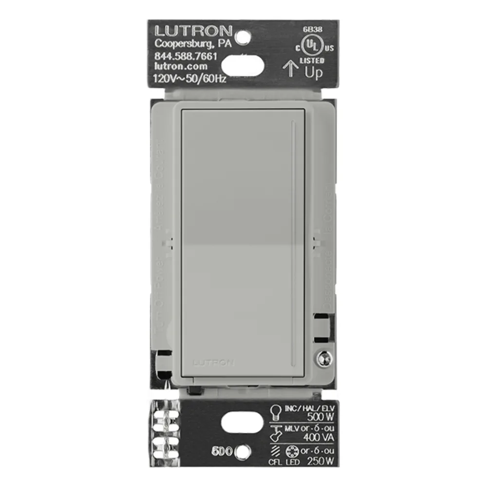 Atenuador auxiliar de pared para control multilocación 3 vías, complemento del dimmer principal Sunnata RadioRA 3