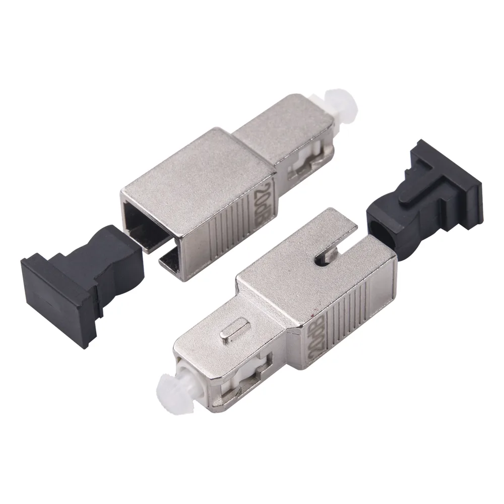 Atenuador Óptico Macho-Hembra con Conector SC/UPC de 15dB para Fibra Monomodo