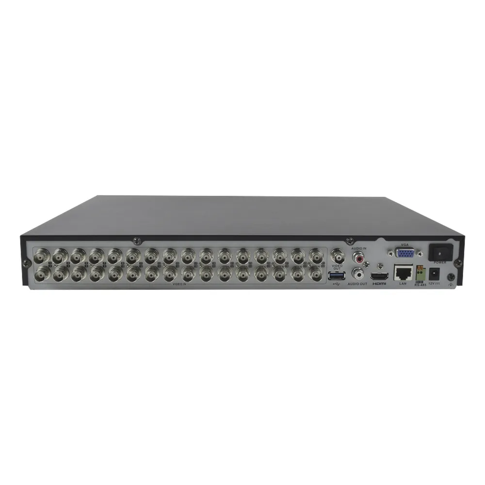 [Audio Bidireccional] DVR 32 Canales TurboHD + 8 Canales IP / 5 Megapixel Lite - 3K Lite / Acusense / Reconocimiento Facial  / Audio por Coaxitron / 2 Bahías de Disco Duro / H.265+ / Salida de Video en Full HD – vista 4