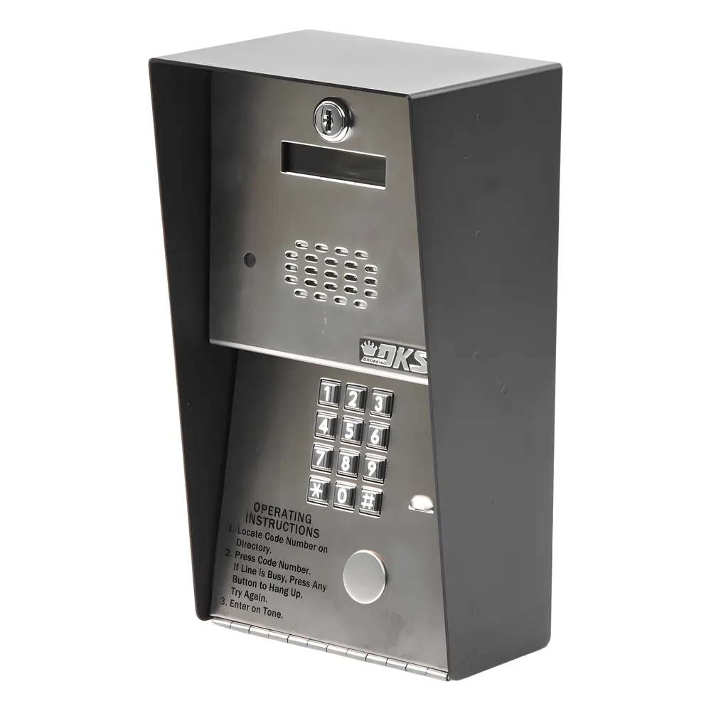 Audioportero Telefónico DKS Para 600 números Telefónicos / Control Para 2 Puertas / Gabinete Para Sobreponer/ Marcación a 16 Digitos / Linea Análoga o Digital – vista 2