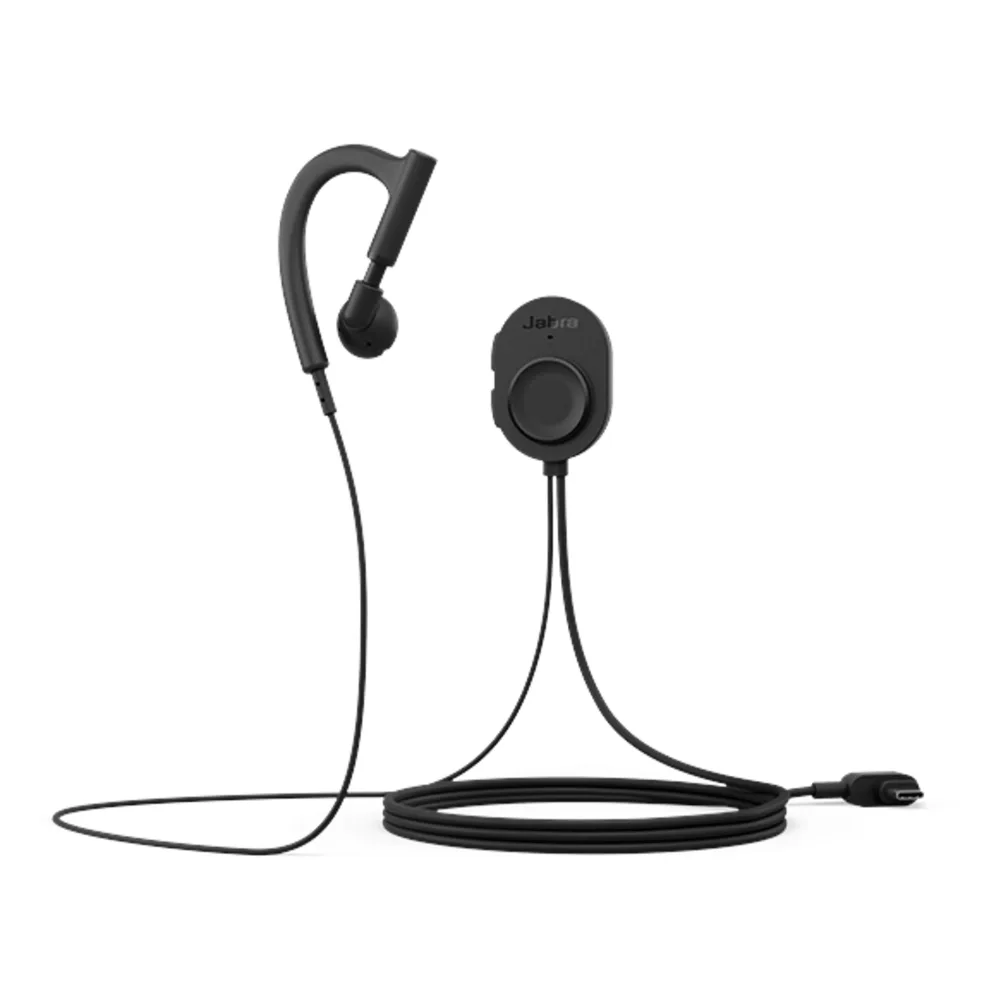 Auricular Jabra Perform 10 Mono / USB-C PTT / IP67 / Microsoft Teams Zello / 1.16m Cable