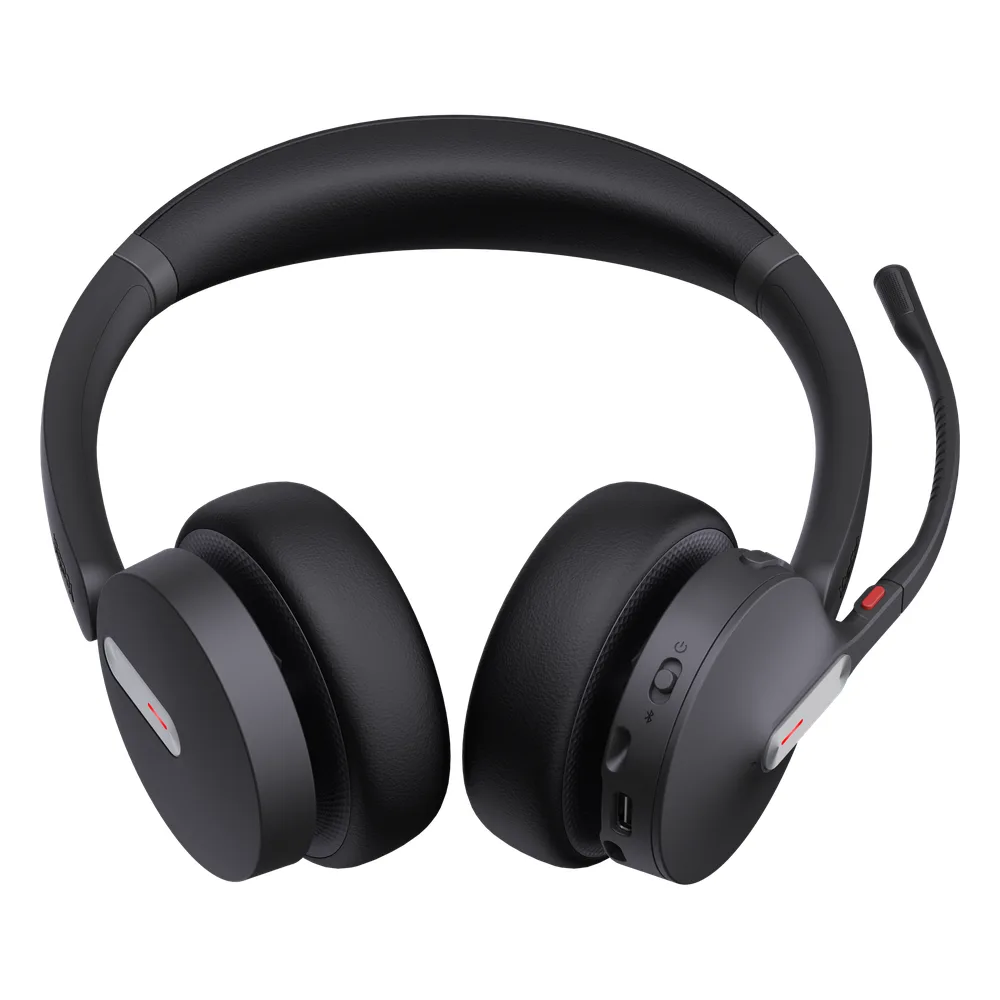 Auriculares estéreo Yealink WH64 edición UC/ Base DECT y auriculares con Bluetooth integrado/ Triple conexión/ Cancelación de ruido con 3 micrófonos – vista 3