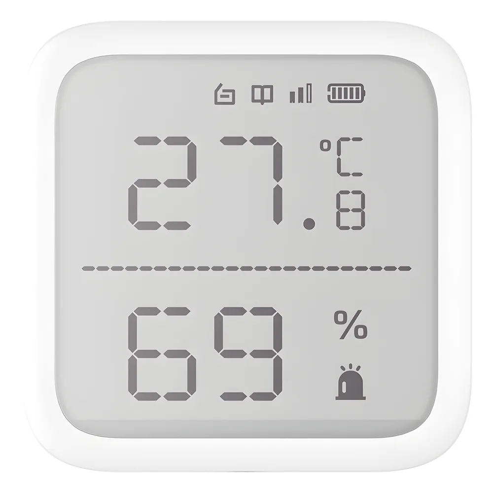 (AX PRO) Detector de Temperatura y Detector de Humedad Inalámbrico / 2.7" de Tamaño / Uso en Interior / Rango de Detección desde -35°C hasta 99°C