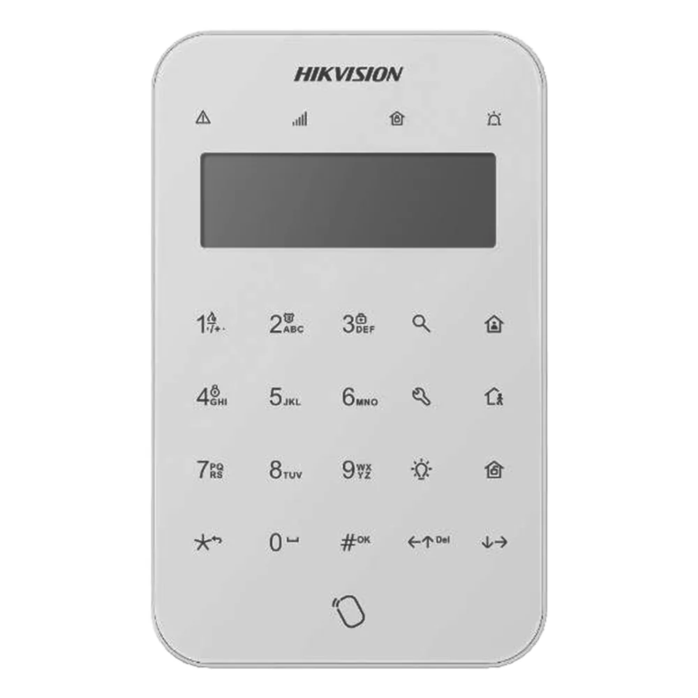 (AX PRO) Teclado Inalámbrico con Pantalla LCD para Armado y Desarmado / Funciones de Automatización para control de Relevadores