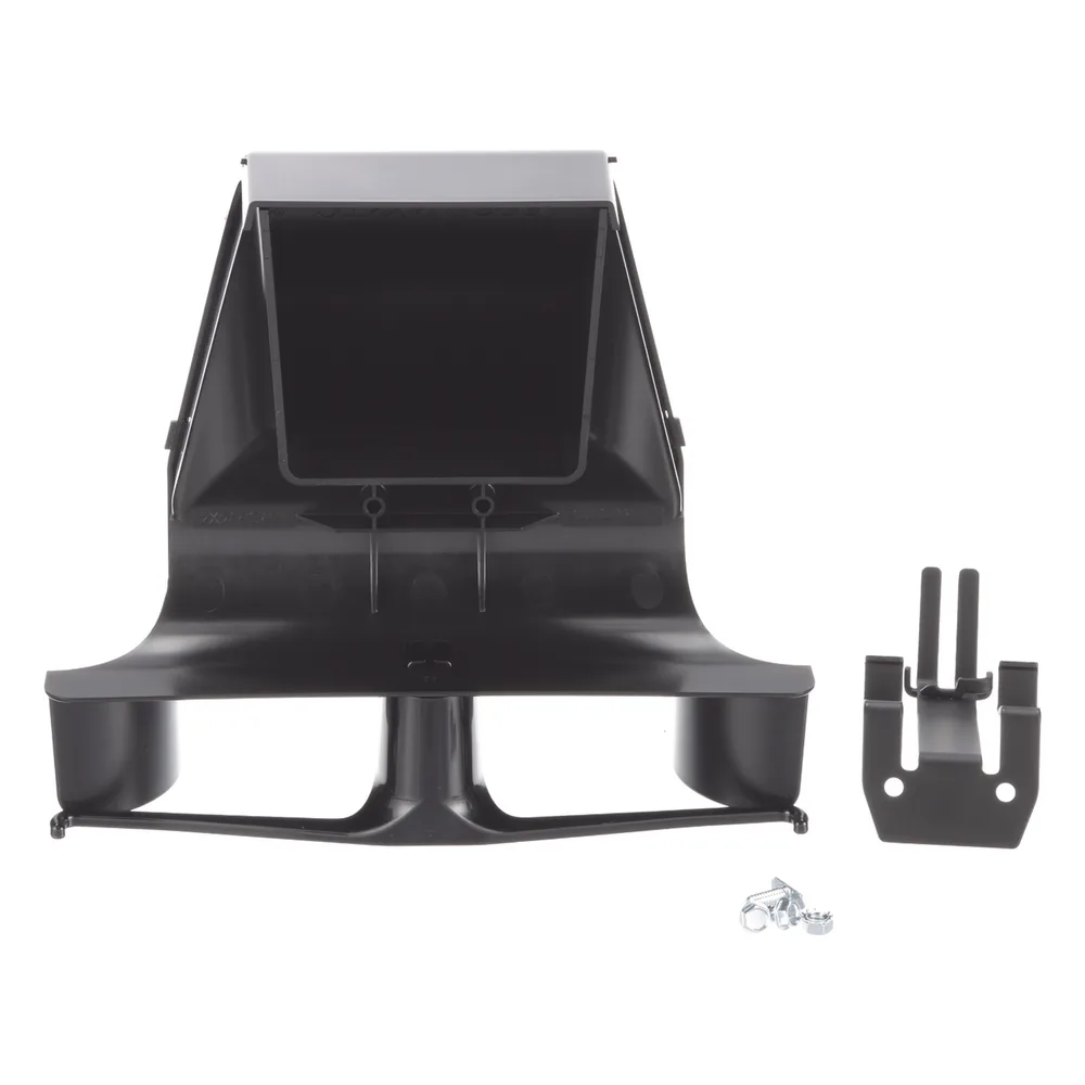 Bajada Para Canaleta FiberRunner™, Uso con Medidas 4x4, 6X4, 12X4, o 24X12, Con Reducción a 4X4, Color Negro – vista 4