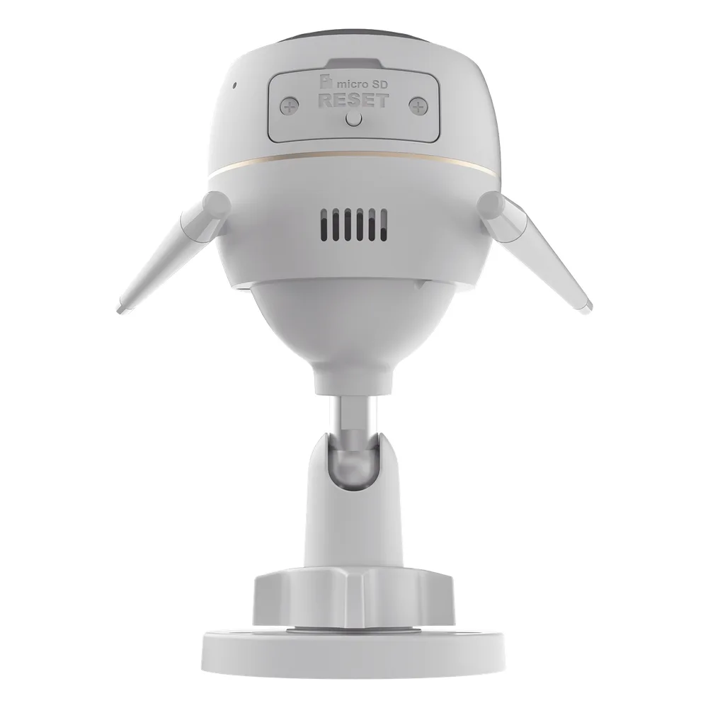 Bala IP 2 Megapíxel / Wi-Fi  / Doble Lente / COLORES EN OSCURIDAD / Deteccion de Personas o Vehículos  / Cruce de Línea / Intrusión a un área / Audio de dos vías / Luz Estroboscópica / Sirena / MicroSD – vista 3